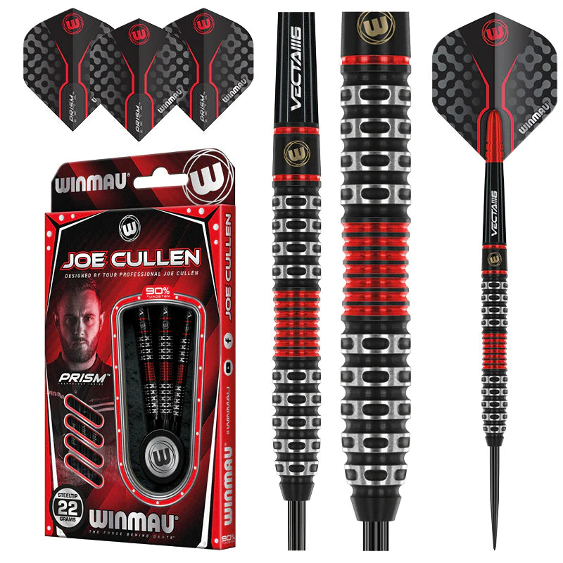 Winmau Joe Cullen SE 90% Tungsten Steel Tip Darts