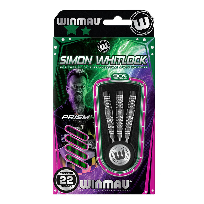 Winmau Simon Whitlock Atomised 90% Tungsten Steel Tip Darts