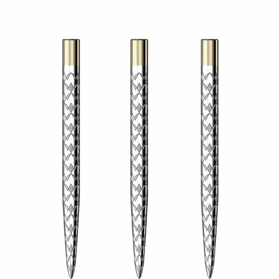 Mission Laser Plus - Steel Tip - Lasered Spare Points - Multi Logo - Silver