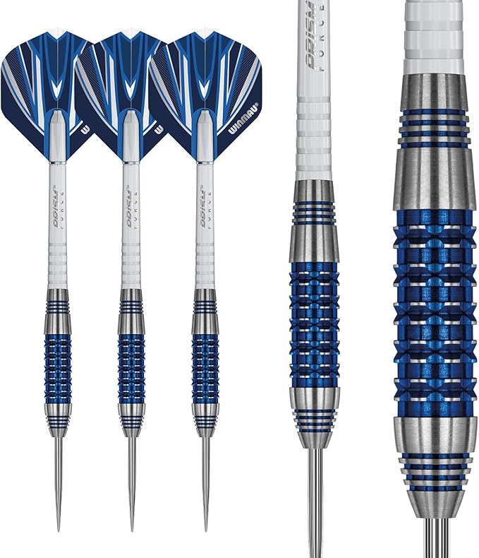Winmau Andy Fordham 90% Tungsten TITANIUM NITRIDE 24 Gram Steel Tip Darts 1431