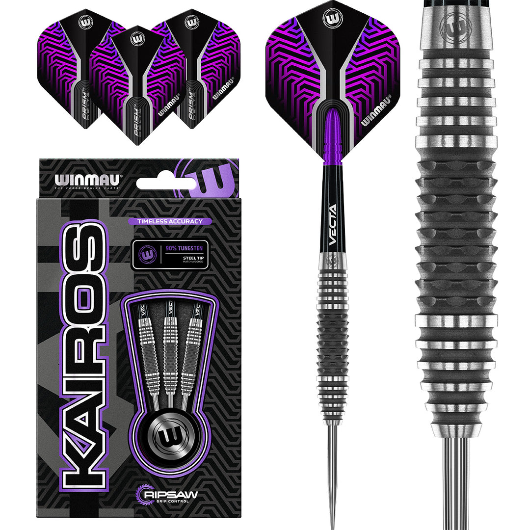 Winmau Kairos 02 90% Tungsten Steel Tip Darts