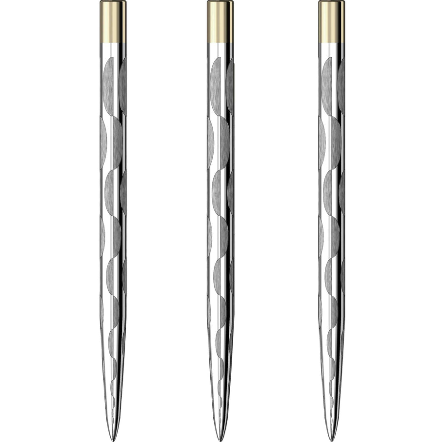 Mission Laser Plus - Steel Tip - Lasered Spare Points - Solid Arc - Silver