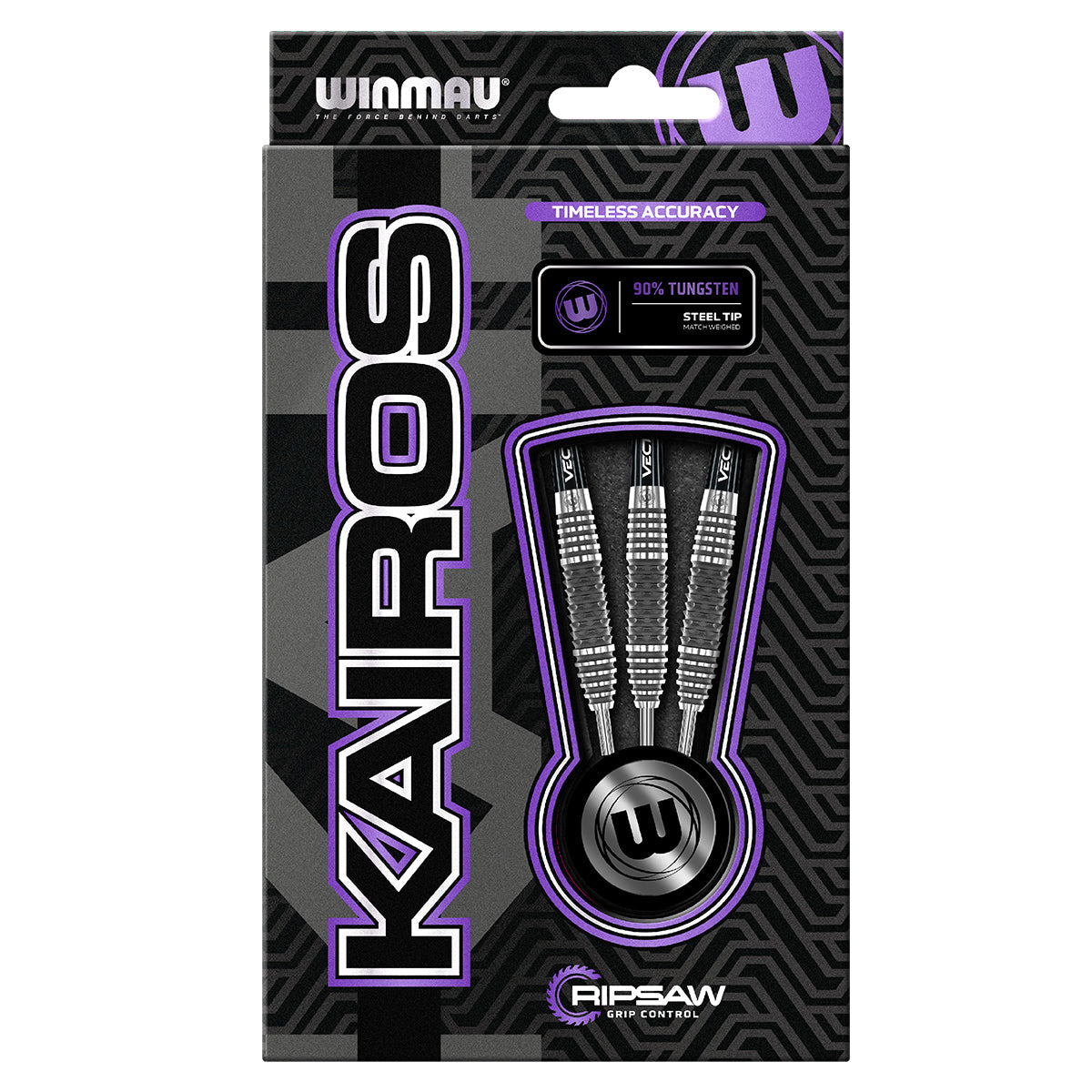 Winmau Kairos 02 90% Tungsten Steel Tip Darts