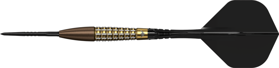 Mission Rhodon Darts
Steel Tip - 95% Tungsten - Bronze & Gold PVD