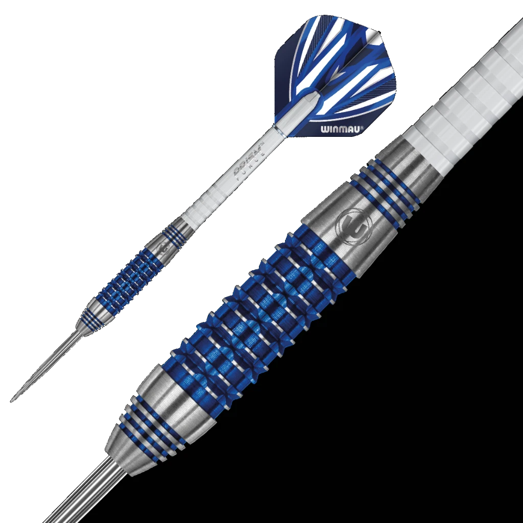 Winmau Andy Fordham 90% Tungsten TITANIUM NITRIDE 24 Gram Steel Tip Darts 1431
