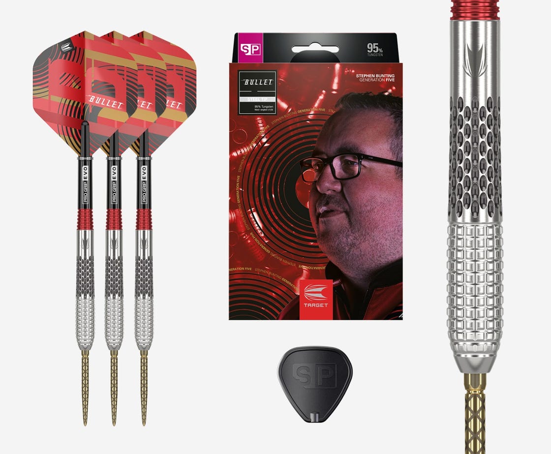 Target Darts Stephen Bunting Gen 5 SP 95% Tungsten Steel Tip Darts