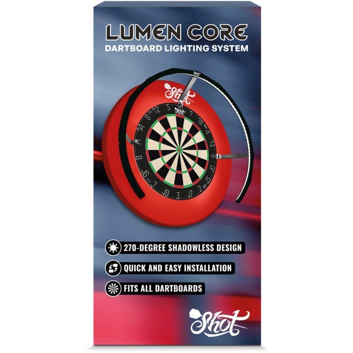Shot Lumen Core Dartboard Lighting System - Dartboard Lighting
