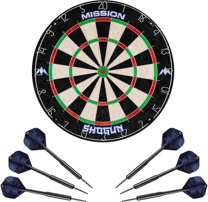 Shogun Dartboard C/W 6 Darts Mission