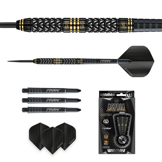Winmau Aspria 95%/85% Straight Tungsten Dual Core Technology Steel Tip Darts