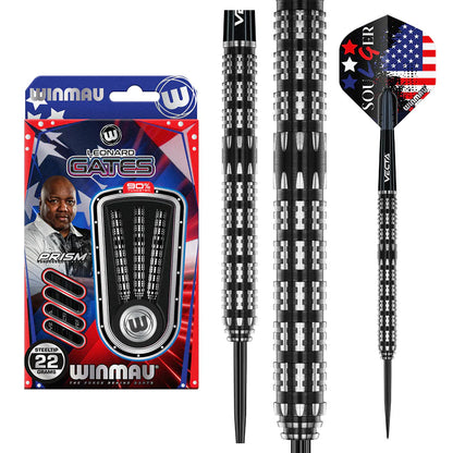 Winmau Leonard Gates 90% Tungsten Steel Tip Darts