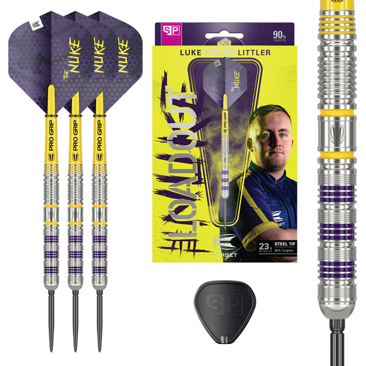 Target Luke Littler Loadout Swiss Point 90% Steel Tip Darts