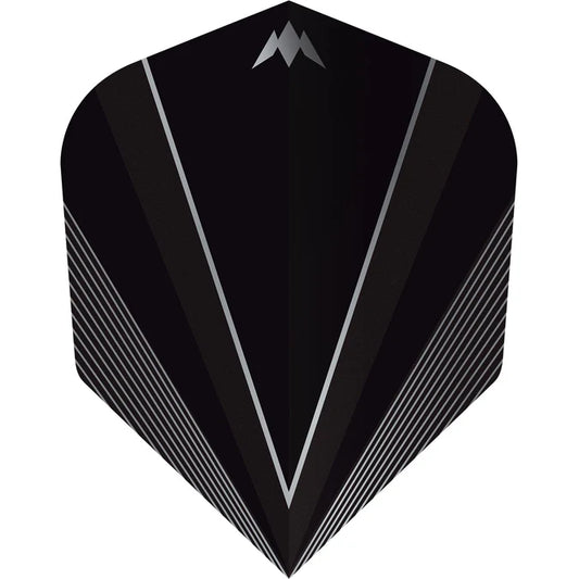Mission Shades Dart Flights - 100 Micron - No6 - Std Black