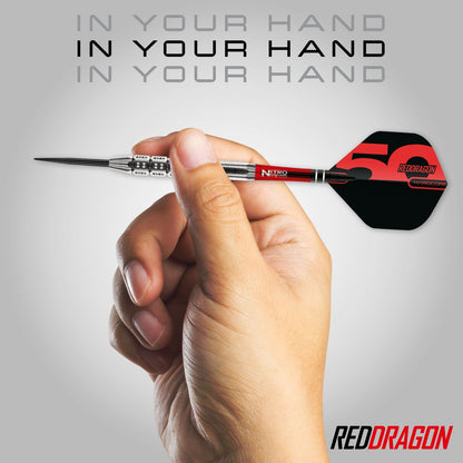 RED DRAGON HEXOSET 3 90% TUNGSTEN STEEL TIP DARTS