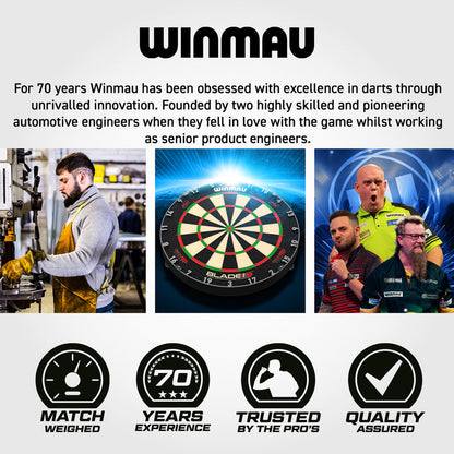WINMAU LUNARIS TAPERED SWITCH POINT STEEL TIP DARTS