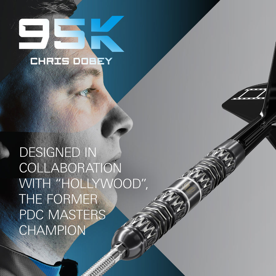 TARGET CHRIS DOBEY 95K 95% TUNGSTEN SP STEEL TIP DARTS