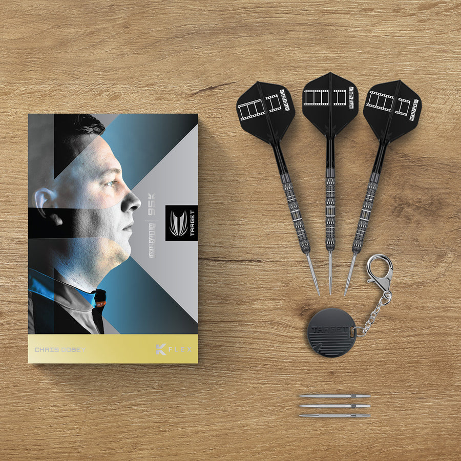 TARGET CHRIS DOBEY 95K 95% TUNGSTEN SP STEEL TIP DARTS
