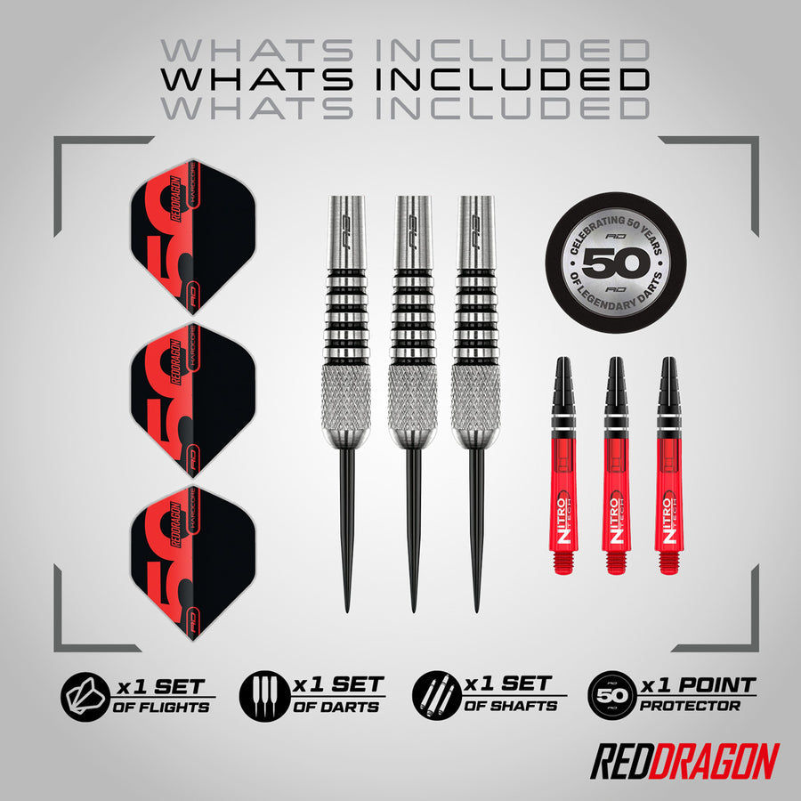 RED DRAGON TORPEDO 2 80% TUNGSTEN STEEL TIP DARTS
