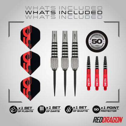 RED DRAGON TORPEDO 2 80% TUNGSTEN STEEL TIP DARTS