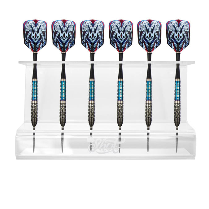 SHOT ACRYLIC DARTS DISPLAY STAND
HOLDS 2 SETS