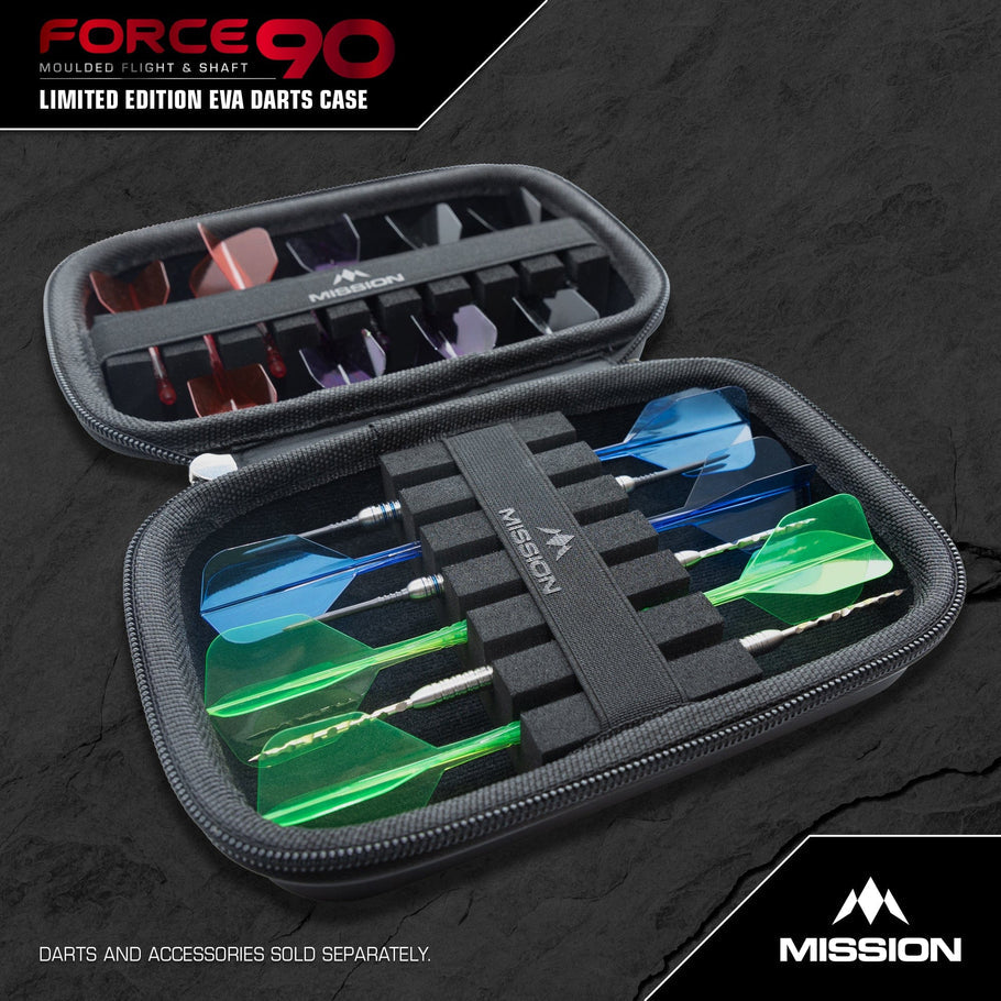 MISSION FORCE 90 DART CASE
EVA MOULDED WALLET - LIMITED EDITION - LARGE - GREY DENIM