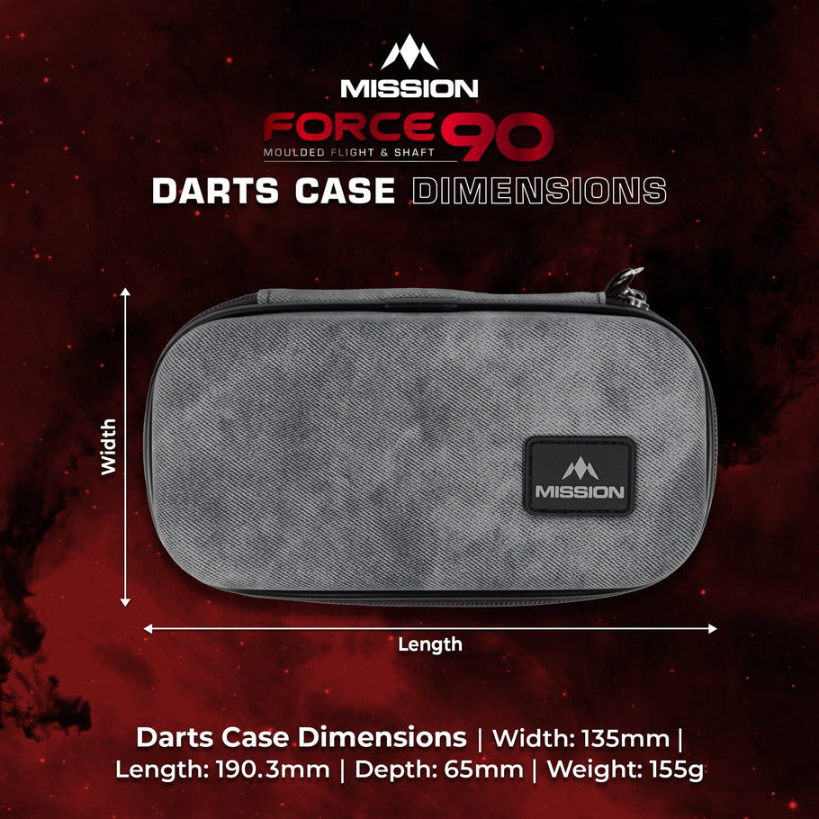 MISSION FORCE 90 DART CASE
EVA MOULDED WALLET - LIMITED EDITION - SLIM - GREY DENIM