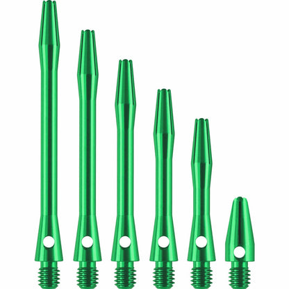 DESIGNA ALUMINIUM SHAFTS
METAL DART STEMS - GREEN