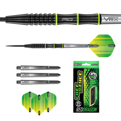 FREESTYLE 90% TUNGSTEN STEEL TIP DARTS BY RED DRAGON
