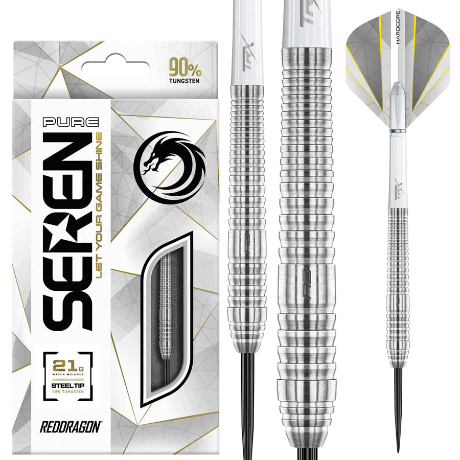 SEREN 2 PURE 90% TUNGSTEN STEEL TIP DARTS BY RED DRAGON