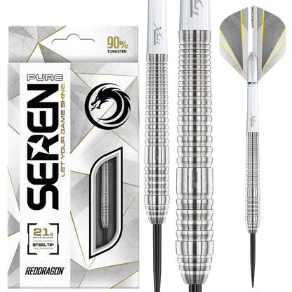 SEREN 2 PURE 90% TUNGSTEN STEEL TIP DARTS BY RED DRAGON