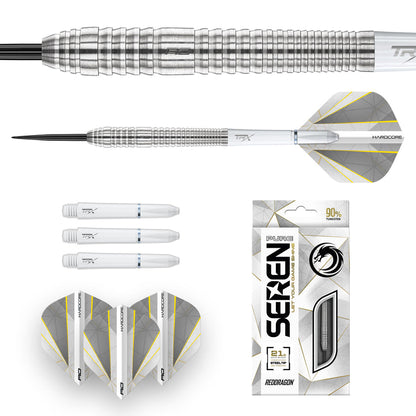 SEREN 2 PURE 90% TUNGSTEN STEEL TIP DARTS BY RED DRAGON
