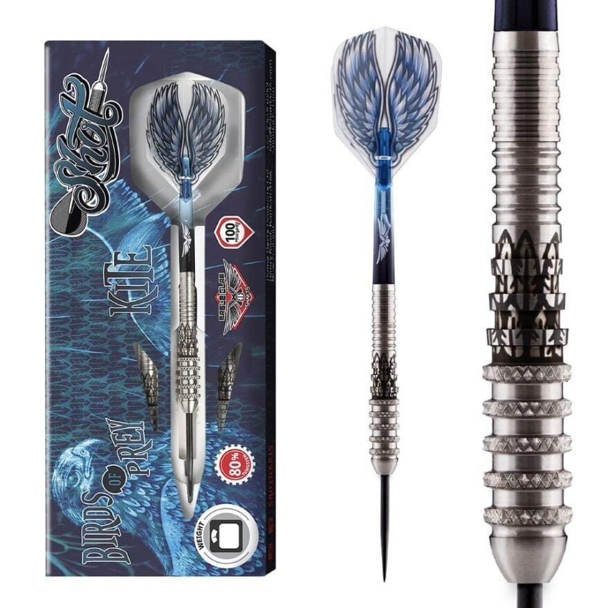 *SHOT BIRDS OF PREY DARTS
STEEL TIP TUNGSTEN - KITE