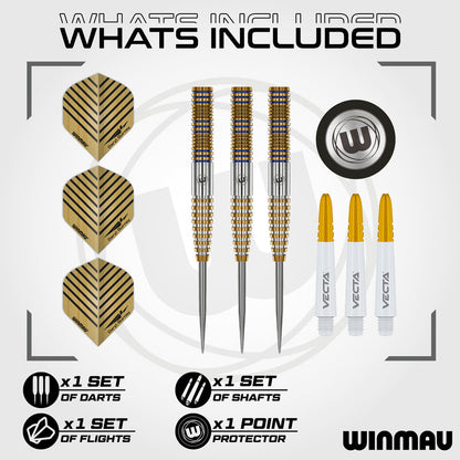 WINMAU DARYL GURNEY SIGNATURE EDITION 95% TUNGSTEN STEEL TIP DARTS