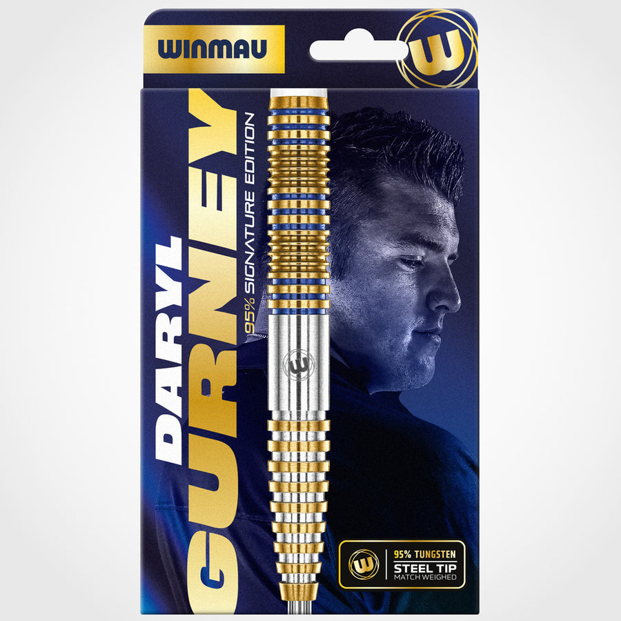 WINMAU DARYL GURNEY SIGNATURE EDITION 95% TUNGSTEN STEEL TIP DARTS