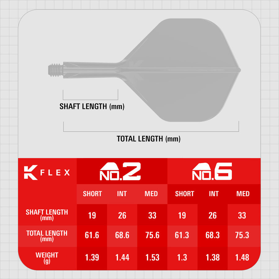 TARGET K-FLEX GAME OVER NO2 INTEGRATED FLIGHTS & SHAFTS