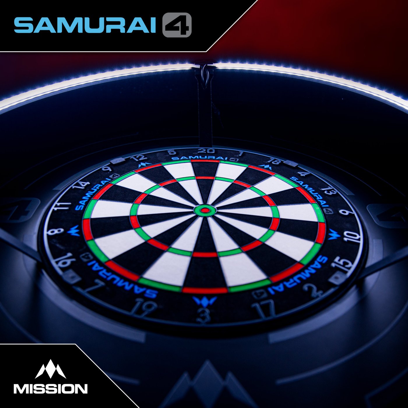 Mission Samurai 4 Graphite - Professional Dartboard