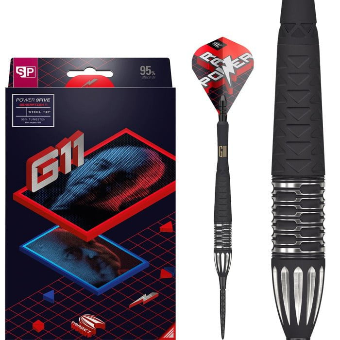 Target Phil Taylor Raw Power G11 Swiss Point 95% - Steel Tip Darts