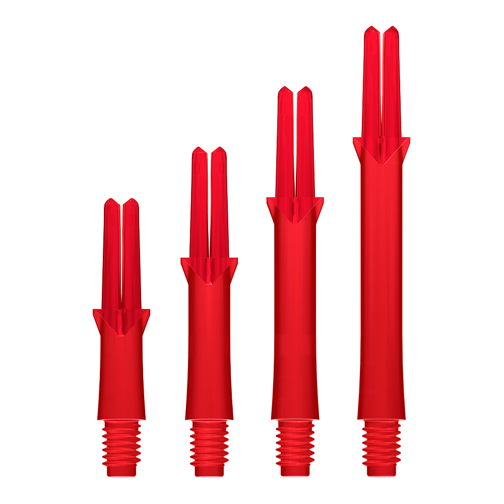 L-Style L-Shaft Locked Straight Dart Shafts Red