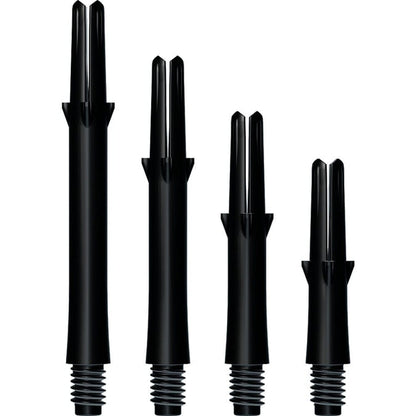 L-Style L-Shaft Locked Straight Black Dart Shafts