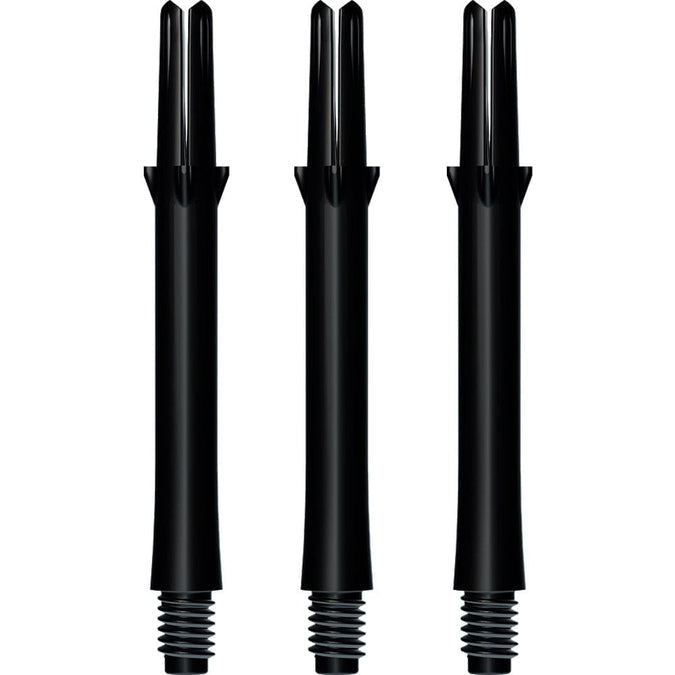 L-Style L-Shaft Locked Straight Black Dart Shafts