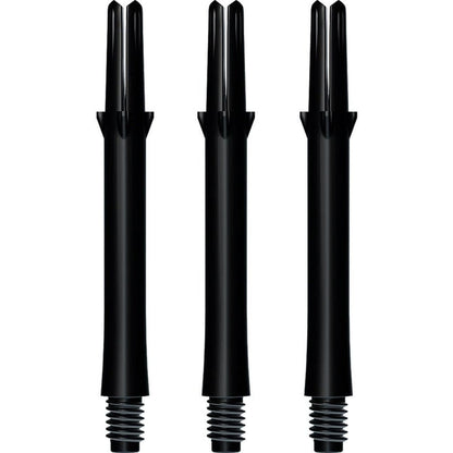 L-Style L-Shaft Locked Straight Black Dart Shafts