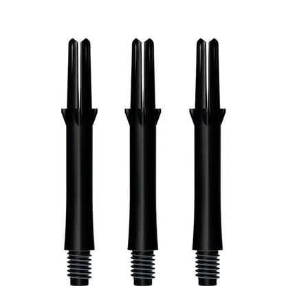 L-Style L-Shaft Locked Straight Black Dart Shafts