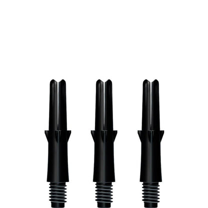 L-Style L-Shaft Locked Straight Black Dart Shafts