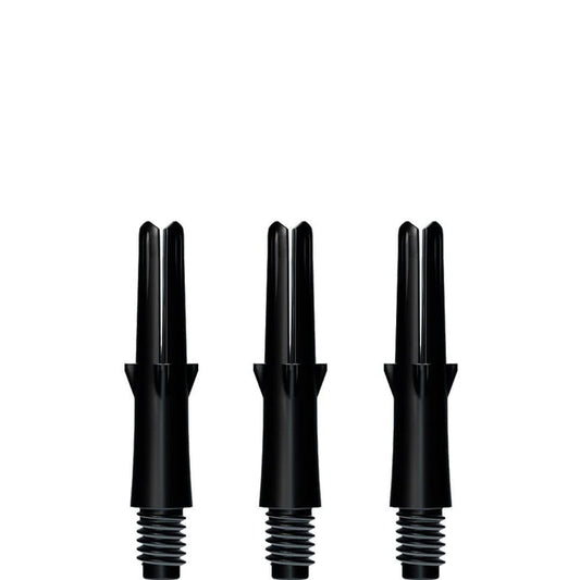 L-Style L-Shaft Locked Straight Black Dart Shafts