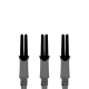 L-Style L-Shaft Locked Straight Clear Black Dart Shafts