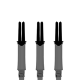 L-Style L-Shaft Locked Straight Clear Black Dart Shafts