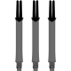 L-Style L-Shaft Locked Straight Clear Black Dart Shafts