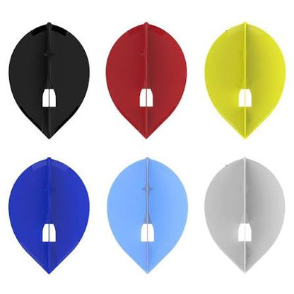 L-Style Champagne L2 Teardrop Red - Pear - Dart Flights