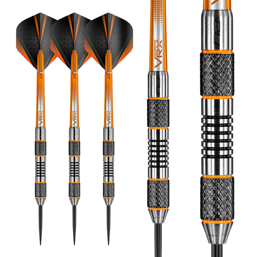 AMBERJACK 5 90% TUNGSTEN STEEL TIP DARTS BY RED DRAGON