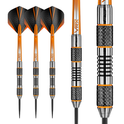 AMBERJACK 5 90% TUNGSTEN STEEL TIP DARTS BY RED DRAGON