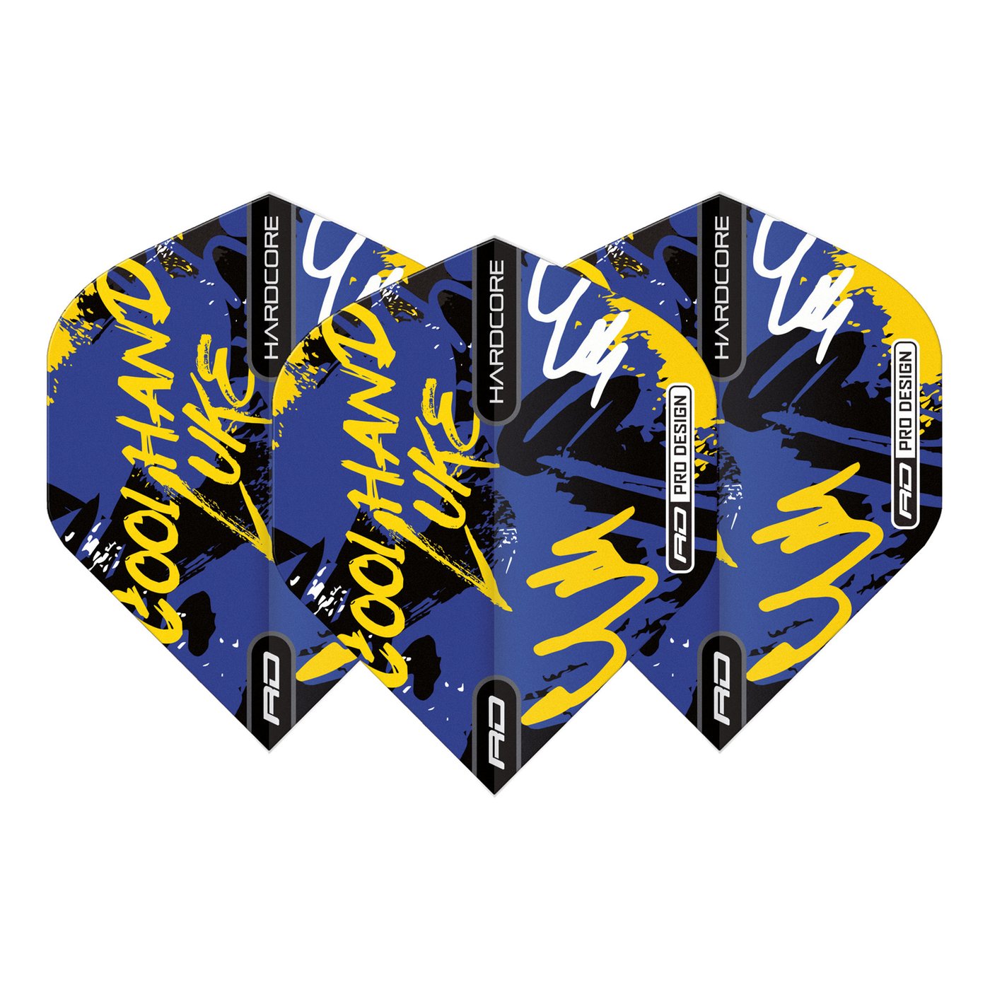 Luke Humphries Graffiti Blue Hardcore Standard - Dart Flights BY RED DRAGON